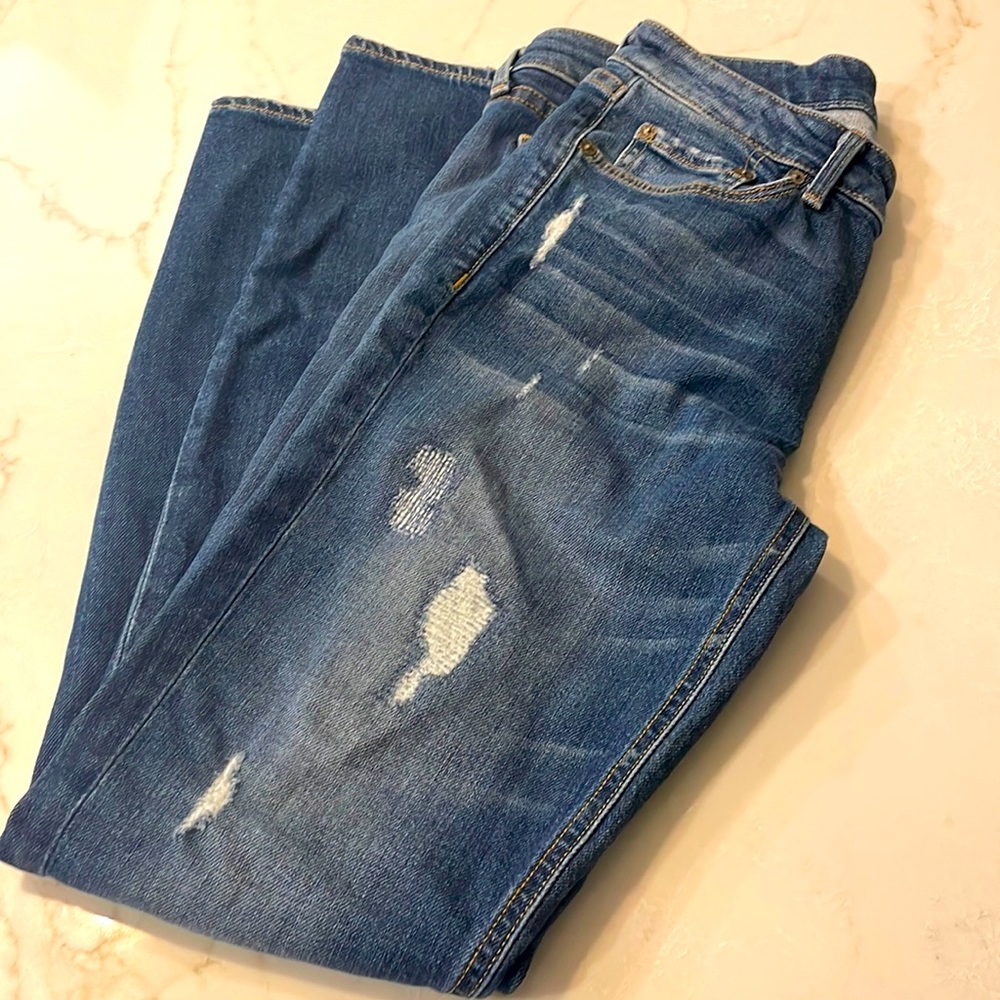NORDSTROM SOFT RIPPED SKINNY JEANS